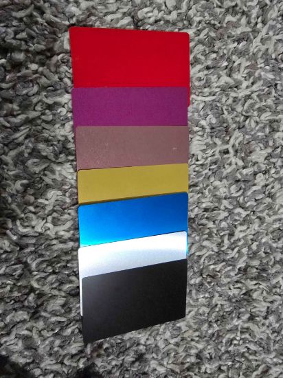 Picture of Aluminum Business Cards